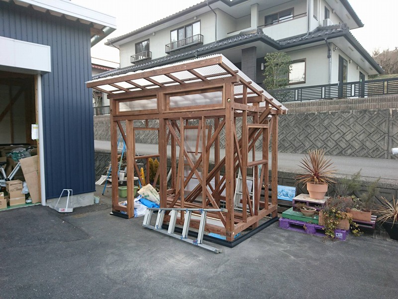 小屋の新築② | 志茂建築